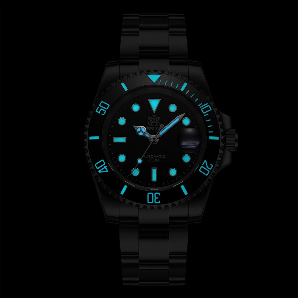 SD1953 New In Gray Dial Stainless Steel NH35 Watch Steeldive 41mm STEELDIVE Brand Sapphire Glass Men Diver Watches reloj hombre