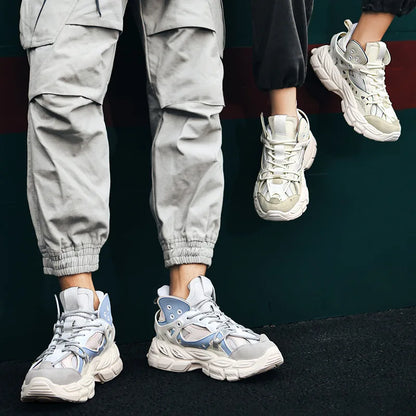 Shoes For Women Men's Sneakers 2025 Spring Fashion Street Style High Cushioning Trainers Male Running Sport Gym Tenis Footwear - Kimlud