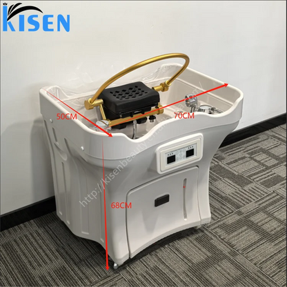 KISEN Hair Salon Furniture Portable Head Spa Equipment Portable Head Basin Beauty Salon Dedicated Hair Spa Portable Head...