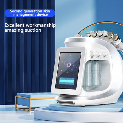 Multifunction hydro dermabrasion oxygen machine for facial cleansing blackhead removal hydration skin tightening for spa...