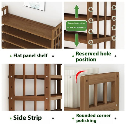 Economical and Modern Bamboo Shoe Rack for Home for Entryway Dormitory and Hallway Storage General Home Furniture |...