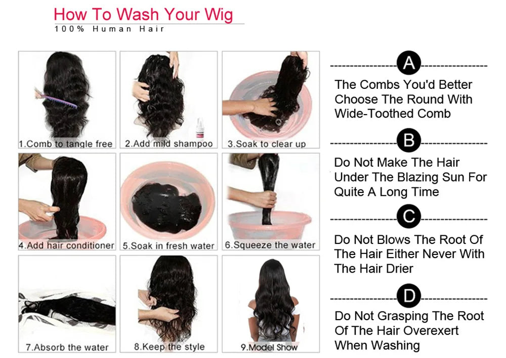 Chocolate Brown Deep Wave Glueless Wigs Human Hair Ready To Wear Pre-Cut Lace Wig 5x5 Wear Go Glueless Human Hair Wigs...