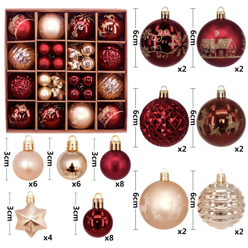 Christmas Tree 42 Scenes Christmas Decorations