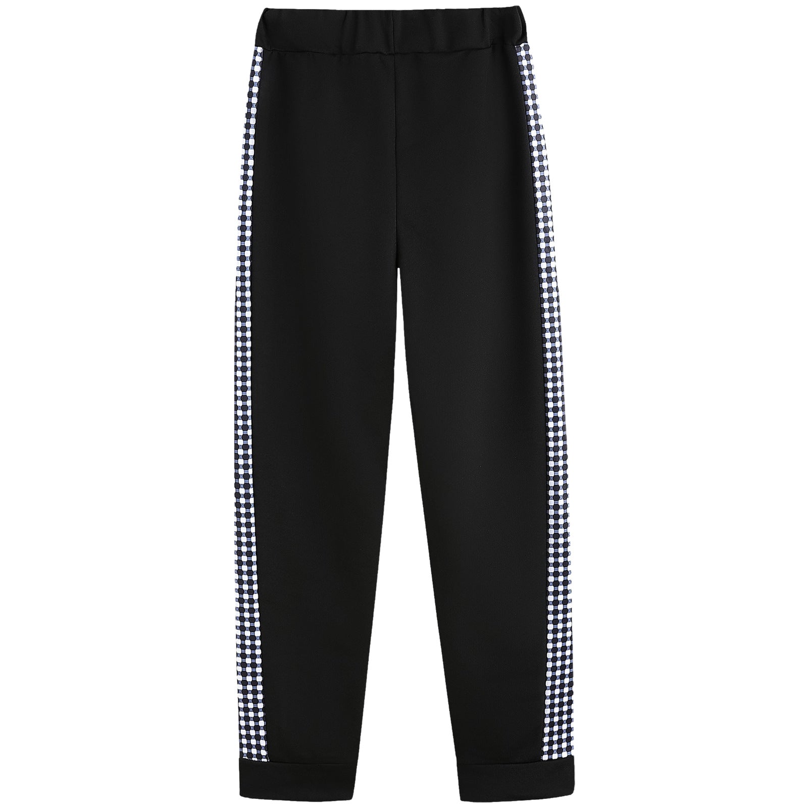 2024 cross-border Amazon AliExpress autumn and winter New long sports casual zipper stitching plaid suit women's...