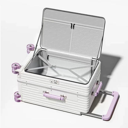 Side Cover Luggage Women's Expandable 28-Inch Wide Trolley Suitcase Men's 20-Inch Boarding Bag Women's 24-Inch Trolley Case
