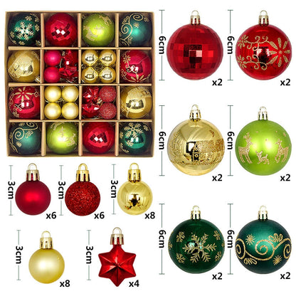 Christmas Tree Led Pendant Gilding Ribbon Christmas