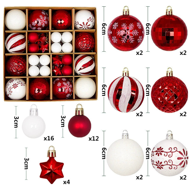 Christmas Tree 42 Scenes Christmas Decorations