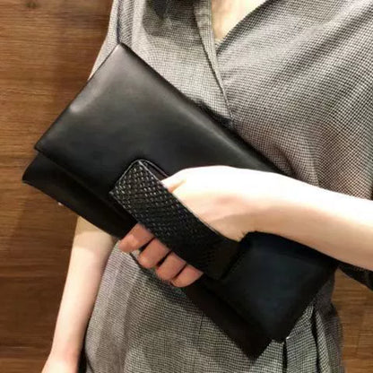 Trendy Genuine Leather Popular Bag for Women Is 2025 New Clutch Graceful and Fashionable Clutch Envelope Shoulder Messenger Bag