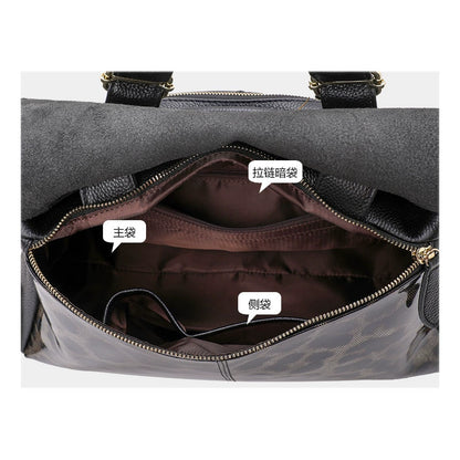 Women's Aidrani Fashionable Leopard-Print Leather Bag