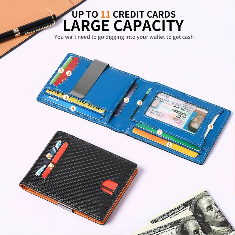 New Arrival Men Ultra-Thin Wallet Fashion Minimalist Casual RFID Beauty Card Holder Wallet
