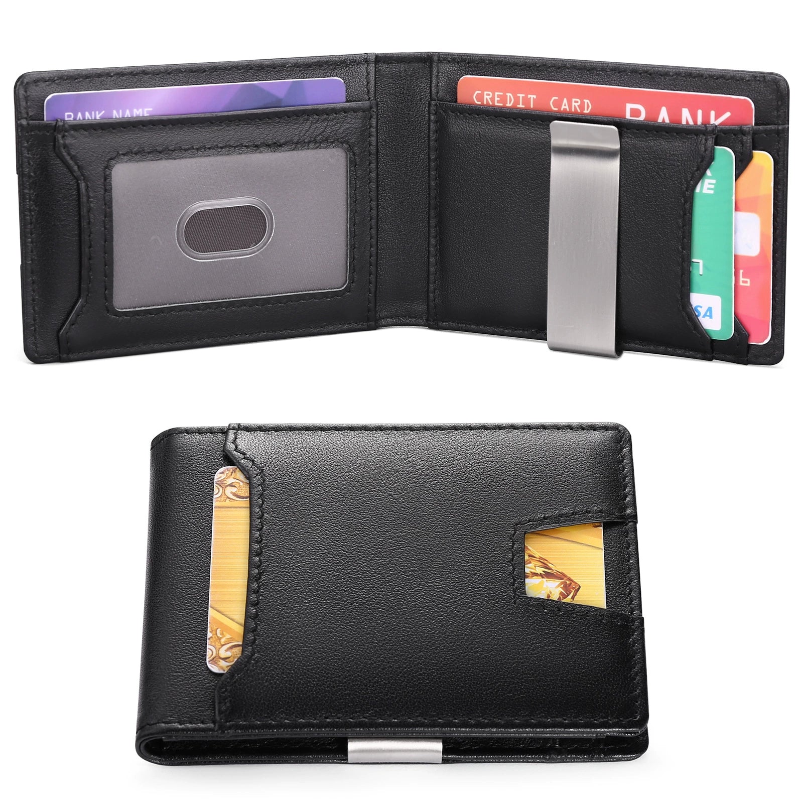 New Arrival Men Ultra-Thin Wallet Fashion Minimalist Casual RFID Beauty Card Holder Wallet