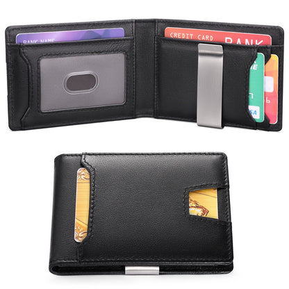 New Arrival Men Ultra-Thin Wallet Fashion Minimalist Casual RFID Beauty Card Holder Wallet