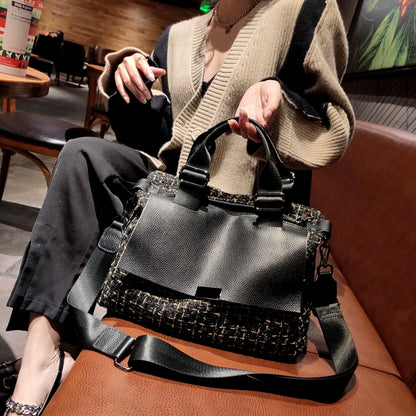 Casual Large Capacity Versatile Genuine Leather Bag