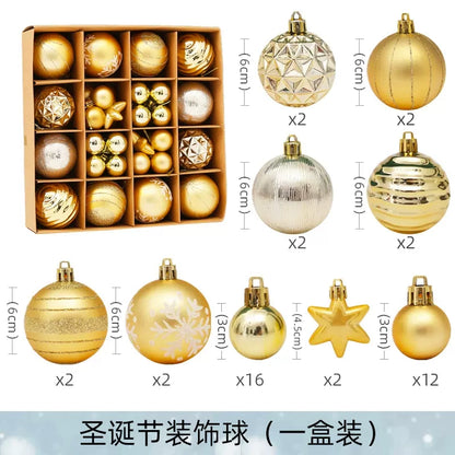 Christmas Tree Led Pendant Gilding Ribbon Christmas