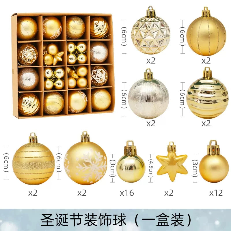Christmas Tree Led Pendant Gilding Ribbon Christmas
