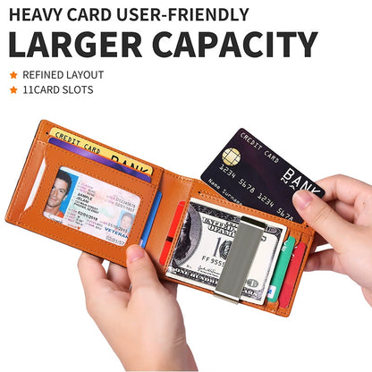 New Arrival Men Ultra-Thin Wallet Fashion Minimalist Casual RFID Beauty Card Holder Wallet