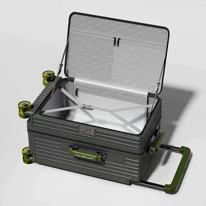 Side Cover Luggage Women's Expandable 28-Inch Wide Trolley Suitcase Men's 20-Inch Boarding Bag Women's 24-Inch Trolley Case