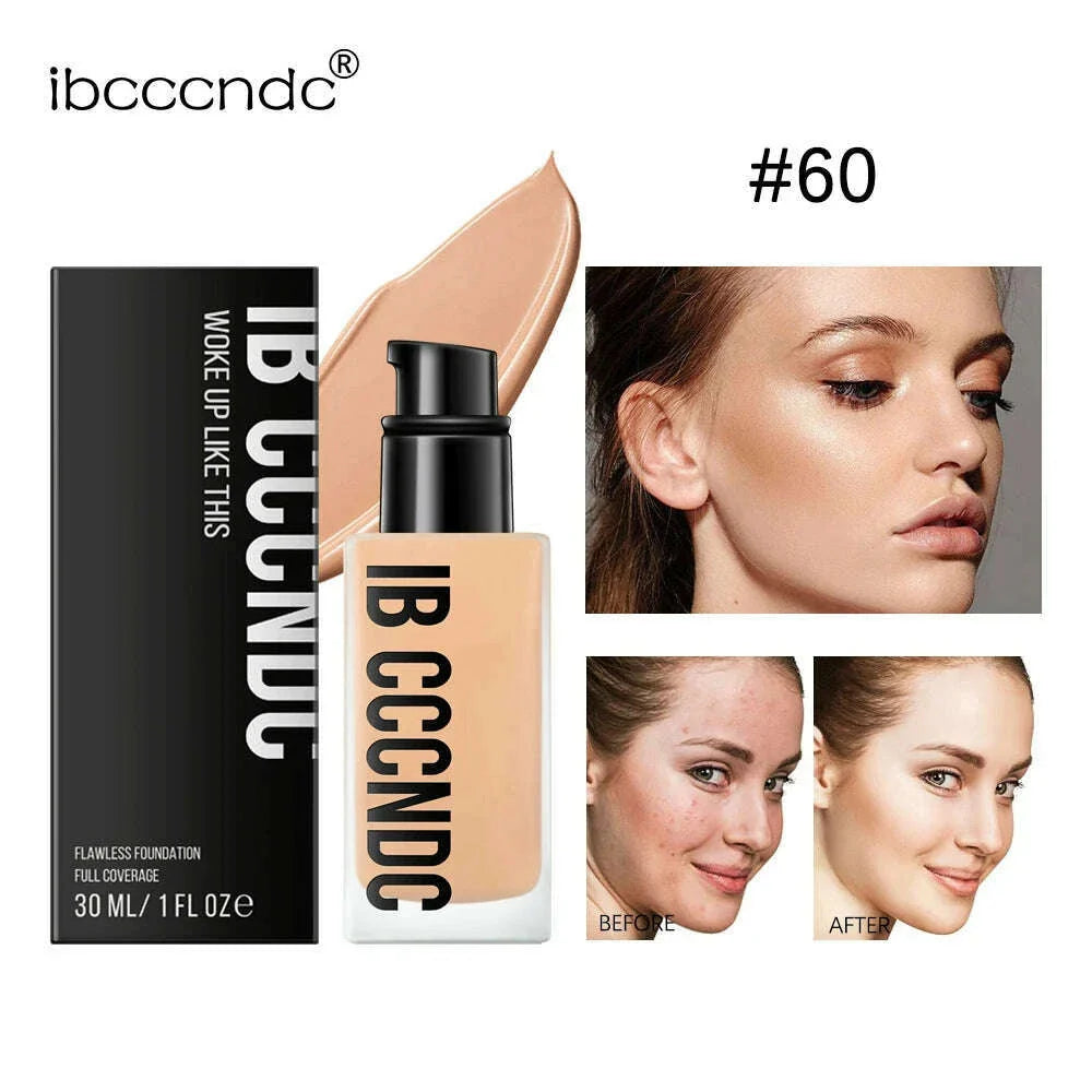 Make Up Foundation Cream for Face High Coverage Foundation Foundations Makeup Waterproof Korean Makeup Base Cosmetic Mist Cc Bb