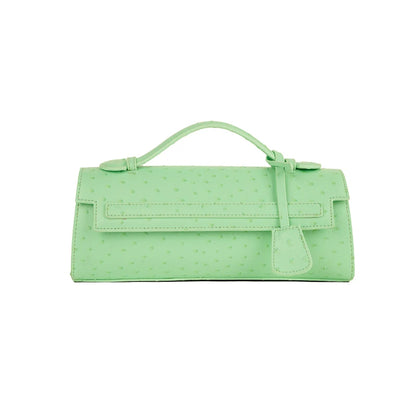 Classic Elegant Ostrich Women Clutch Bag Python Handbags Ladies Tote Bag Fashion  Tote Purse Female Messenger Shoulder Bag