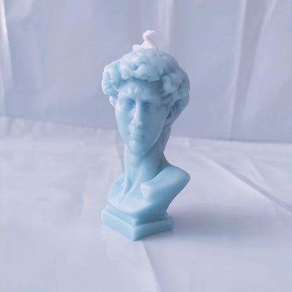 Fruit scented candles, natural plant scented white tea, lavender, David sculpted Aromatherapy candles 4.5X6.5cm