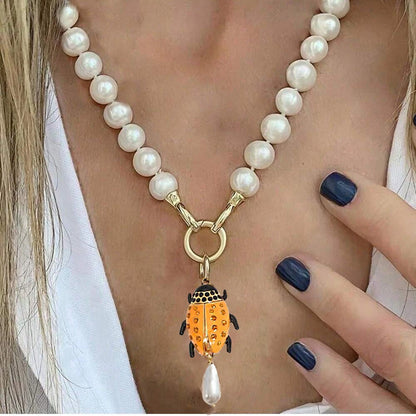 pearl Vintage horse coin Pendant Choker Clavicle Chain Necklace For Women Girl Punk Collares Aesthetic Jewelry Gifts |...