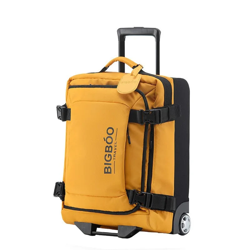 28inch Color-Block Ultra-Lightweight Large Capacity Luggage Trolley Bag 24inch Multi-Functional Oxford Cloth Bag 20inch Carry-On - Kimlud