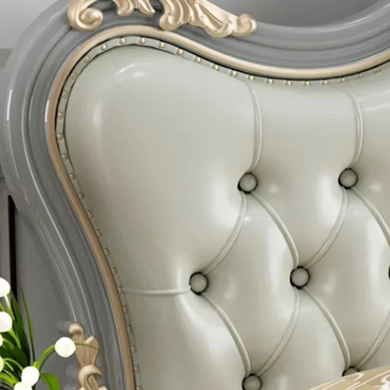 Vintage Modern Bed Multifonction Nordic Unique Queen French Bed Lounge Woode Headboard Camas Matrimonial Bedroom...