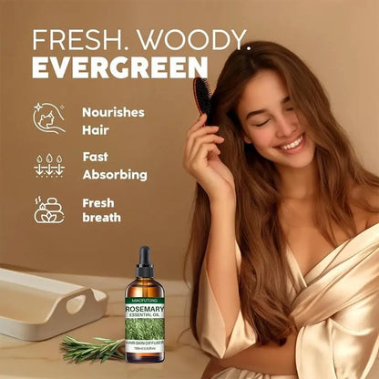 Rosemary Oil for Hair Growth,Rosemary Hair Growth Oil,Hair Strengthening Serum for Dry Damaged Hair Loss Treatment &...