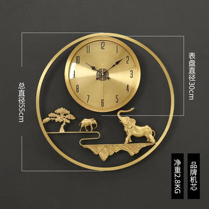 Big Size Living Room Wall Watch Design Aesthetic Luxury Digital Silent Clock Wall Creative Fashion Reloj De Pared Home Decor