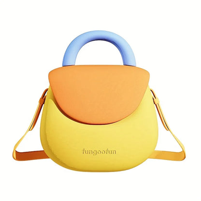 The new, cute, portable phone handbag with shoulder strap is stain-resistant and features a gourd design for cross-body carrying