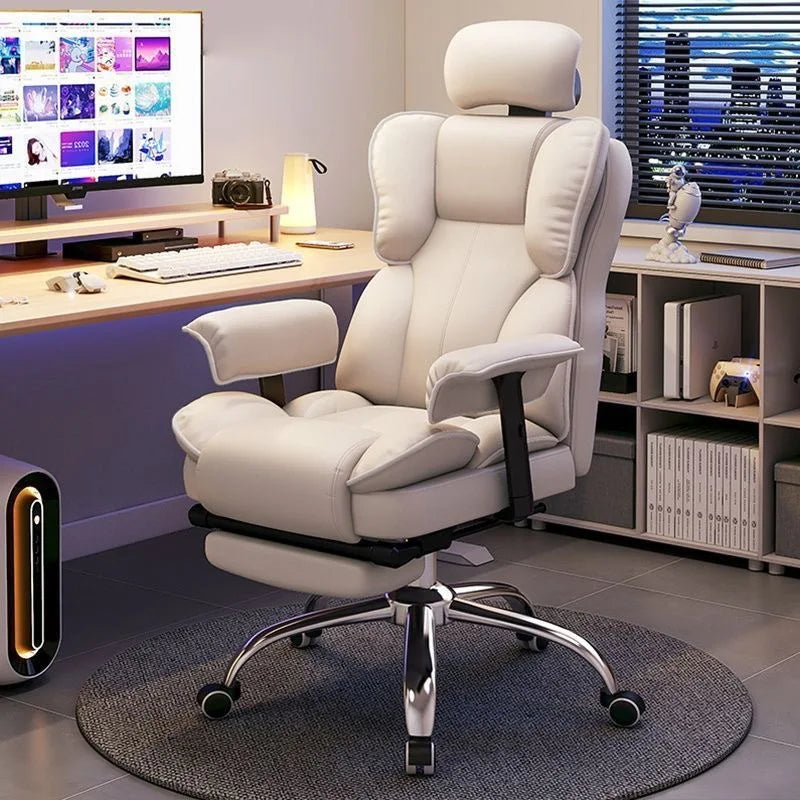 Comfortable Sofa Chair Ergonomic Design for Office Computer Chair Long Sitting | Kimlud Office Luxury Chair