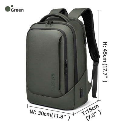 HK Men's Designer Laptop Bag Waterproof School Bags for College Boys Male Business Sports Travel Backpack Men With USB Charging