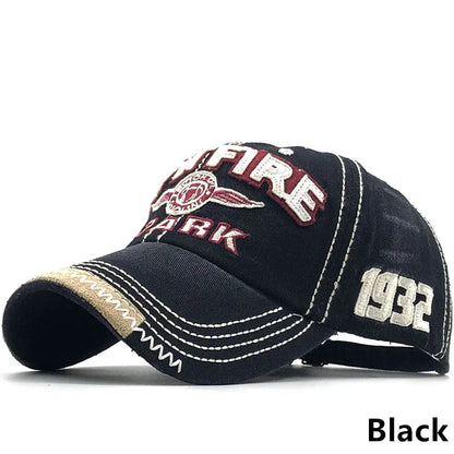 Men Women Cotton Embroidered Letter Printed Baseball Cap Cowboy Hip Hop Dance Club Snapback Hat Visors Summer Sports Sun...