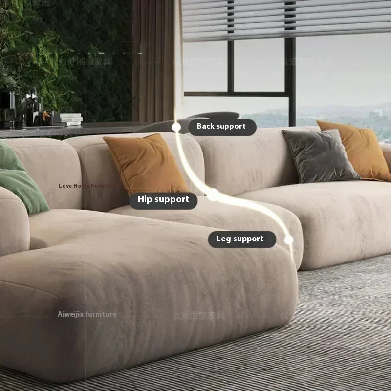 3 Seater Modern Living Room Sofa Bed Foam Xxl Couch Adultsl Designer Longue Sofa Armchair Sofa Sala De Estar Home...