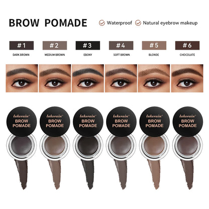 Eyebrow Styling Eyebrow Cream 6Color Wild Styling Eyebrow Gel Soap Long-Lasting Waterproof Eyebrow Cream Cosmetics Makeup - Kimlud
