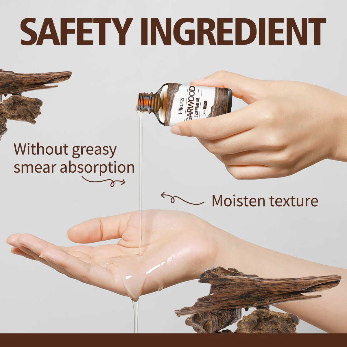 30ml agarwood essential oil pure essential oil rich fragrance aromatherapy massage humidifier car DIY perfume