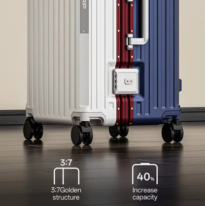 Luxury Travel Suitcase High Quality Upgrade Thicken PC Material Rolling Luggage with Aluminum Frame TSA Lock...