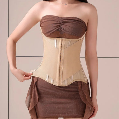 MiiOW U-shaped Waist Trainer Corset Women Buttoned Shapers Breast Lifted Waist Trainer Steel Bone Slimming Woman Body...
