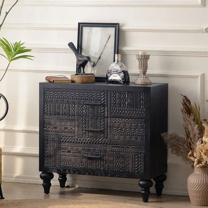 Open Buffet Solid Wood Sideboards Living Room Dresser Closets Luxury Display Cabinet Entrance Credenza Dining Room...