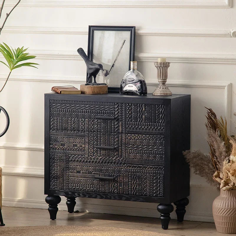 Open Buffet Solid Wood Sideboards Living Room Dresser Closets Luxury Display Cabinet Entrance Credenza Dining Room...