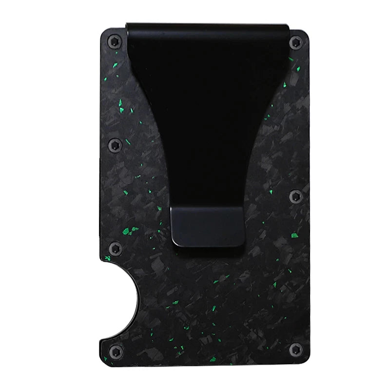 Minimalist Business Card Holder Wallet RFID Credit Visit Cardholder Money Clip Small Metal Wallets for Men Women Porte-cartes