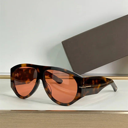 Fashion Oversized Pilot Sunglasses Women Men Luxury Brand Design Sun Glasses Retro Classic Driving Eyeglasses - Kimlud