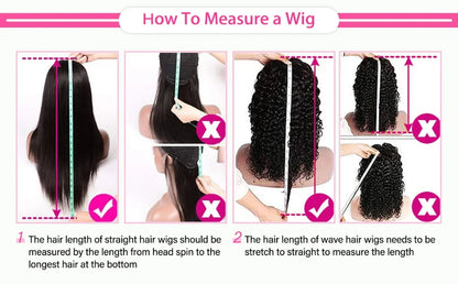 180% Density Natural Black Body Wave Human Hair Wigs HD Transparent Lace Frontal Wig Pre-Plucked Bleached Knots Lace...