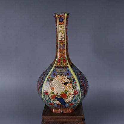 Porcelain Antiqued Distress Vase,Chinese Decoration ,Home decoration Bottle