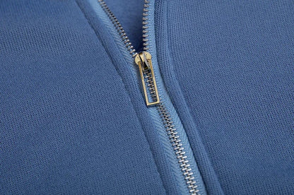 Half Zipper Hooded Short Plush Sweater, Casual Sports Sweater, New Fashion, Autumn, Winter, 2024 - Kimlud