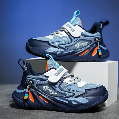 Children Boys Mesh Sports Running Shoes Breathable Non-slip For Girls Casual Running Walking Kid's Sneakers - Kimlud