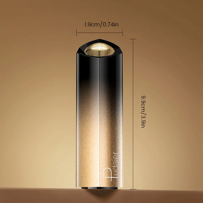 Pudaier Pearly Metallic Shimmer Lipstick, Glitter Shine Finish, Creamy Smooth Texture, High Pigment Party Makeup