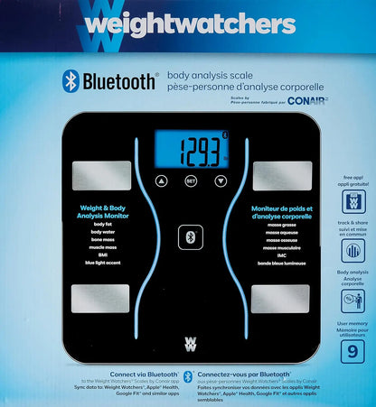 Digital Bluetooth Bathroom Scale with BMI and Body Fat Analysis, Supports 9 Users up to 400 Lbs, Black | Kimlud Luxury Rug