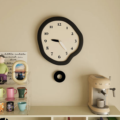 Design Aesthetic Clock Wall Clock Interior Living Room Art Simple Interior Modern Wall Watch Creative Reloj De Pared...
