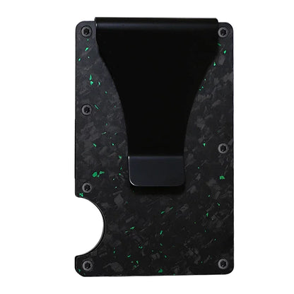 RFID Clip Metal Wallet Blocking Aluminum Minimalist Credit Card Holder Money Wallets 2024 All Color Slim Business Bank Id Case